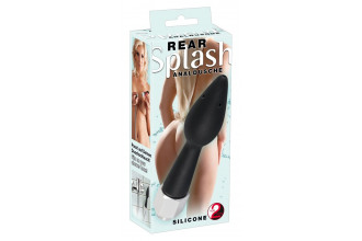 Чёрная анальная насадка для душа Anal Douche Rear Splash