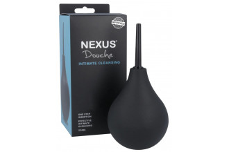 Черный анальный душ с обратным клапаном Non Return Valve Anal Douche