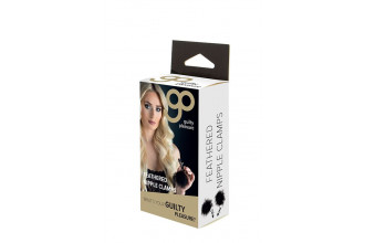 Зажимы для сосков с пухом FEATHERED NIPPLE CLAMPS