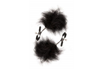 Зажимы для сосков с пухом FEATHERED NIPPLE CLAMPS