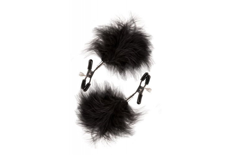 Зажимы для сосков с пухом FEATHERED NIPPLE CLAMPS