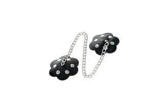 Черные пэстис с цепочкой Theatre