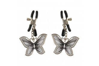 Зажимы на соски с бабочками Butterfly Nipple Clamps