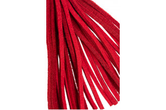 Зажимы на соски «Прищепки» с красными кисточками из замши