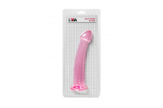 Розовый нереалистичный фаллоимитатор Jelly Dildo XL - 22 см.