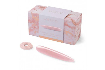 Массажер Le Wand Crystal Slim Wand из розового кварца