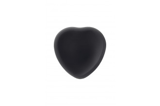 Черный фаллос на присоске Silicone Bendable Dildo L - 19 см.