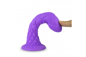 Фиолетовый фаллоимитатор SILEXD Dreamy 7 - 18,5 см.