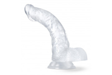 Прозрачный фаллоимитатор Luster - 21,5 см.
