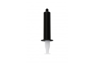 Черный фаллос с имитацией эякуляции Silicon Cum Dildo L - 19,6 см.