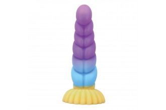 Силиконовый фантазийный фаллоимитатор Unicorn - 22 см.