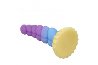 Силиконовый фантазийный фаллоимитатор Unicorn - 22 см.