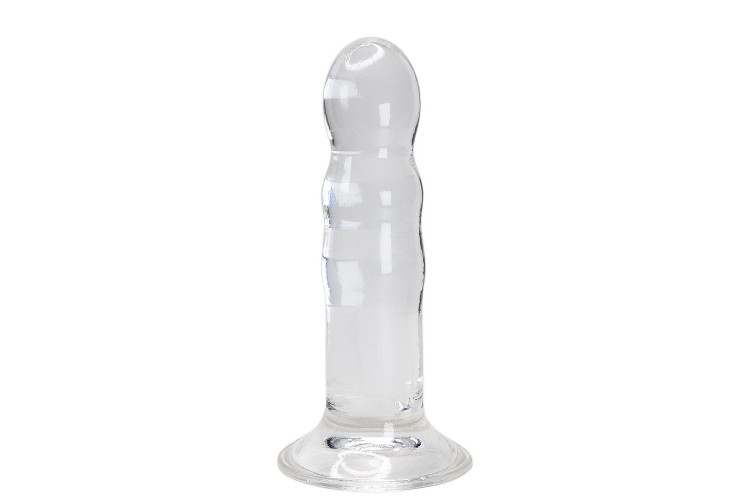 Прозрачный фаллоимитатор на присоске Gallant Jelly Dildo - 16 см.