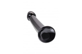 Черный нереалистичный фаллоимитатор Jelly Dildo L - 20 см.
