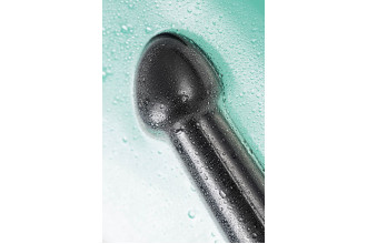 Черный нереалистичный фаллоимитатор Jelly Dildo L - 20 см.