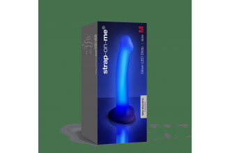 Светящийся фаллоимитатор Strap-on-me Glow-Led Dildo - size M