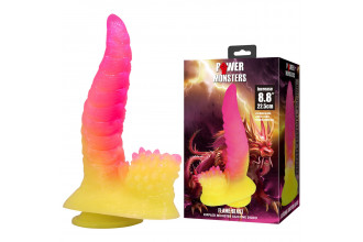 Силиконовый фаллоимитатор Flame Beast - 22,5 см. Силиконовый фаллоимитатор Flame Beast - 22,5 см.