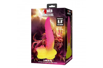 Силиконовый фаллоимитатор Flame Beast - 22,5 см. Силиконовый фаллоимитатор Flame Beast - 22,5 см.