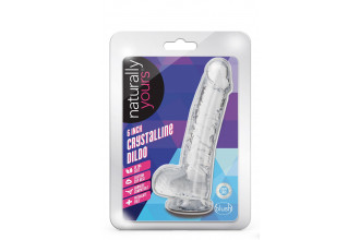 Прозрачный фаллоимитатор 6 Inch Crystalline Dildo - 15,2 см. Прозрачный фаллоимитатор 6 Inch Crystalline Dildo - 15,2 см.