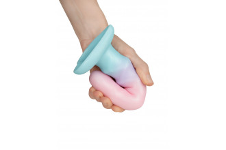 Нереалистичный дилдо Unicorn - 17,5 см.