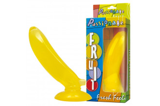 Желтый стимулятор в форме банана - 17 см. Желтый стимулятор в форме банана - 17 см.