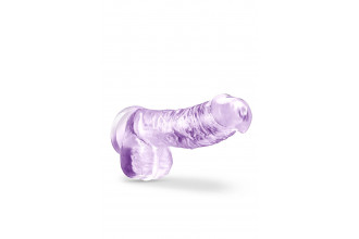 Сиреневый фаллоимитатор 6 Inch Crystalline Dildo - 15,2 см.