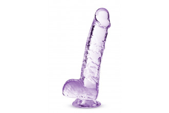 Сиреневый фаллоимитатор 6 Inch Crystalline Dildo - 15,2 см.