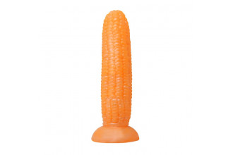 Оранжевый стимулятор в форме кукурузы - 17 см.