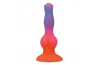 Силиконовый фантазийный фаллоимитатор Hercules - 21,5 см.