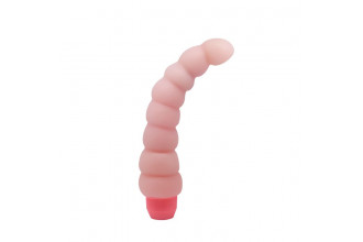Гнущийся вибратор с хребтом Flexi Vibe Sensual Spin - 19 см.