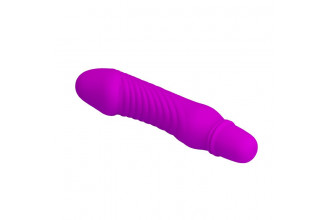 Фиолетовый мини-вибратор Stev -13,5 см.
