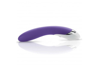 Фиолетовый вибратор Mystim Elegant Eric - 27 см.