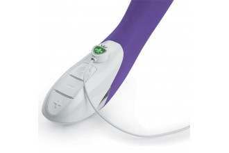 Фиолетовый вибратор Mystim Elegant Eric - 27 см.