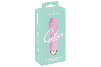 Розовый мини-вибратор Cuties 2.0 - 12,5 см.