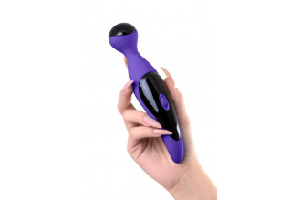 Фиолетовый вибростимулятор COSMY - 18,3 см.