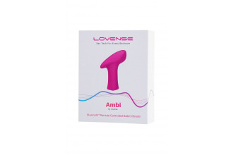 Ярко-розовая вибропуля Lovense Ambi