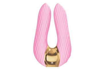 Розовый двойной вибростимулятор AIKO с двумя моторами