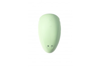 Салатовый вакуум-волновой стимулятор клитора Satisfyer Pearl Diver