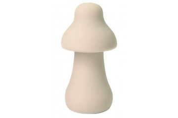 Молочный перезаряжаемый клиторальный стимулятор-грибочек Protruding Mushroom