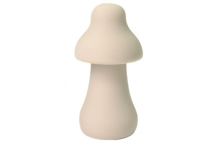 Молочный перезаряжаемый клиторальный стимулятор-грибочек Protruding Mushroom