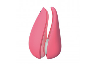 Розовый бесконтактный клиторальный стимулятор Womanizer Liberty 2