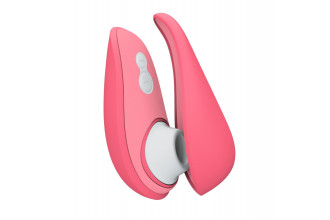 Розовый бесконтактный клиторальный стимулятор Womanizer Liberty 2