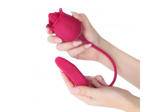 Розовый вибромассажер Rose Pro 8