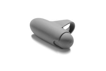 Серая вибронасадка на палец Better Than Your Ex