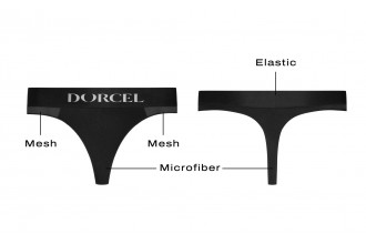 Черные трусики для ношения клиторального стимулятора Panty Lover - size S