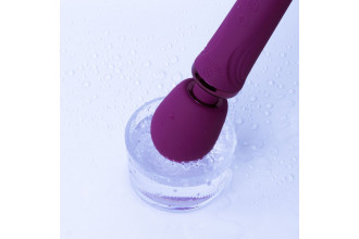 Фиолетовый wand-вибратор Selove Vela