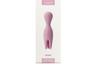 Розовый универсальный вибратор Nymph с подвижными щупальцами