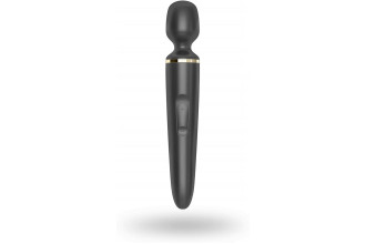 Черный вибратор Satisfyer Wand-er Woman