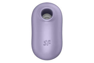 Сиреневый вакуумный вибростимулятор клитора Satisfyer Pro To Go 2