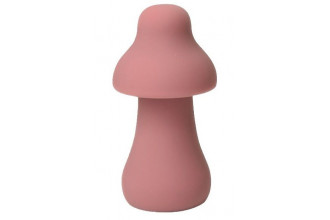 Розовый перезаряжаемый клиторальный стимулятор-грибочек Protruding Mushroom